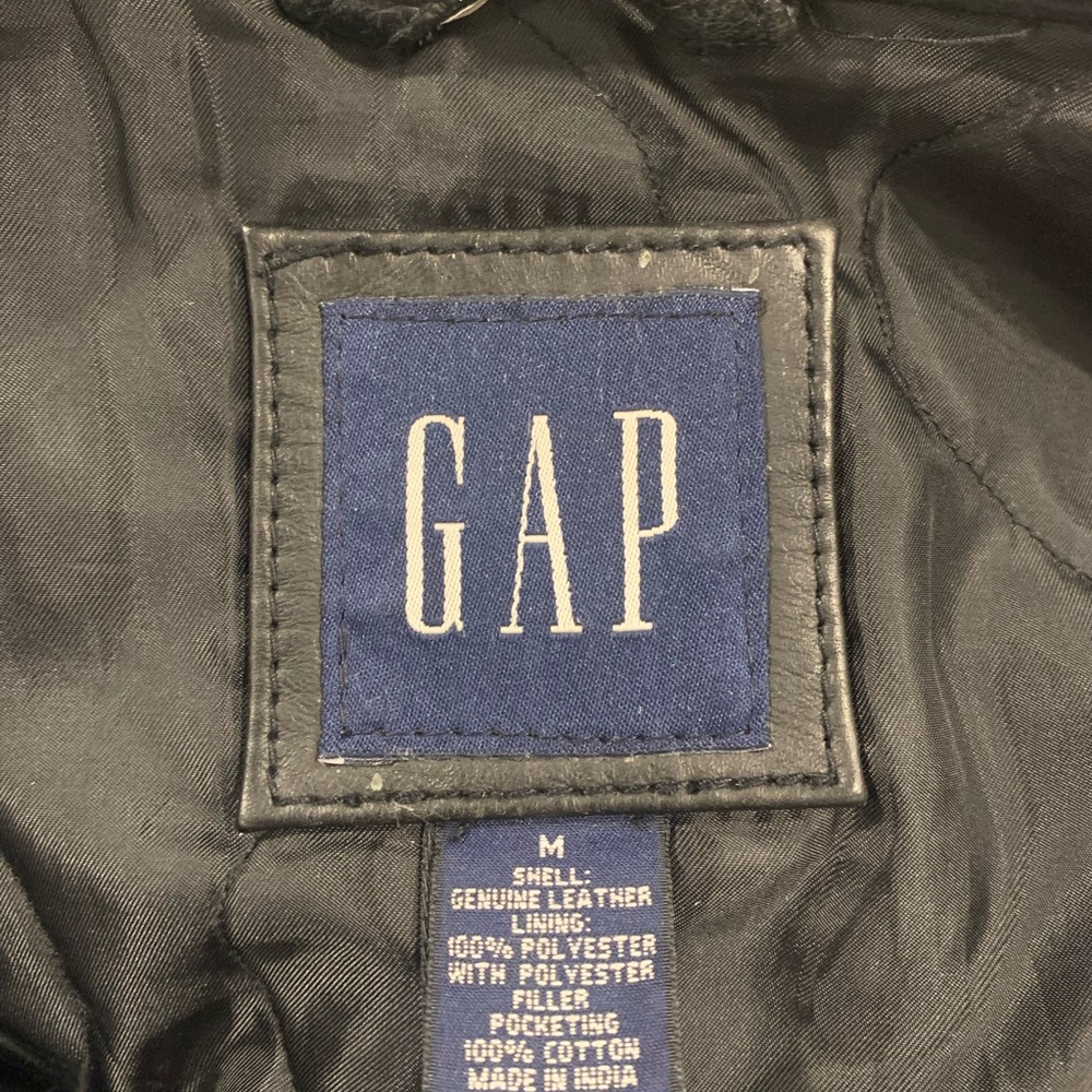 Men’s Gap Vintage Leather Jacket (90’s) Gem